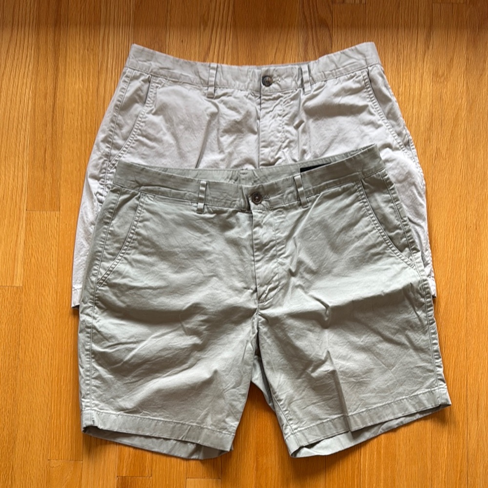 Bonobos Light Flat Front Shorts 7” Inseam